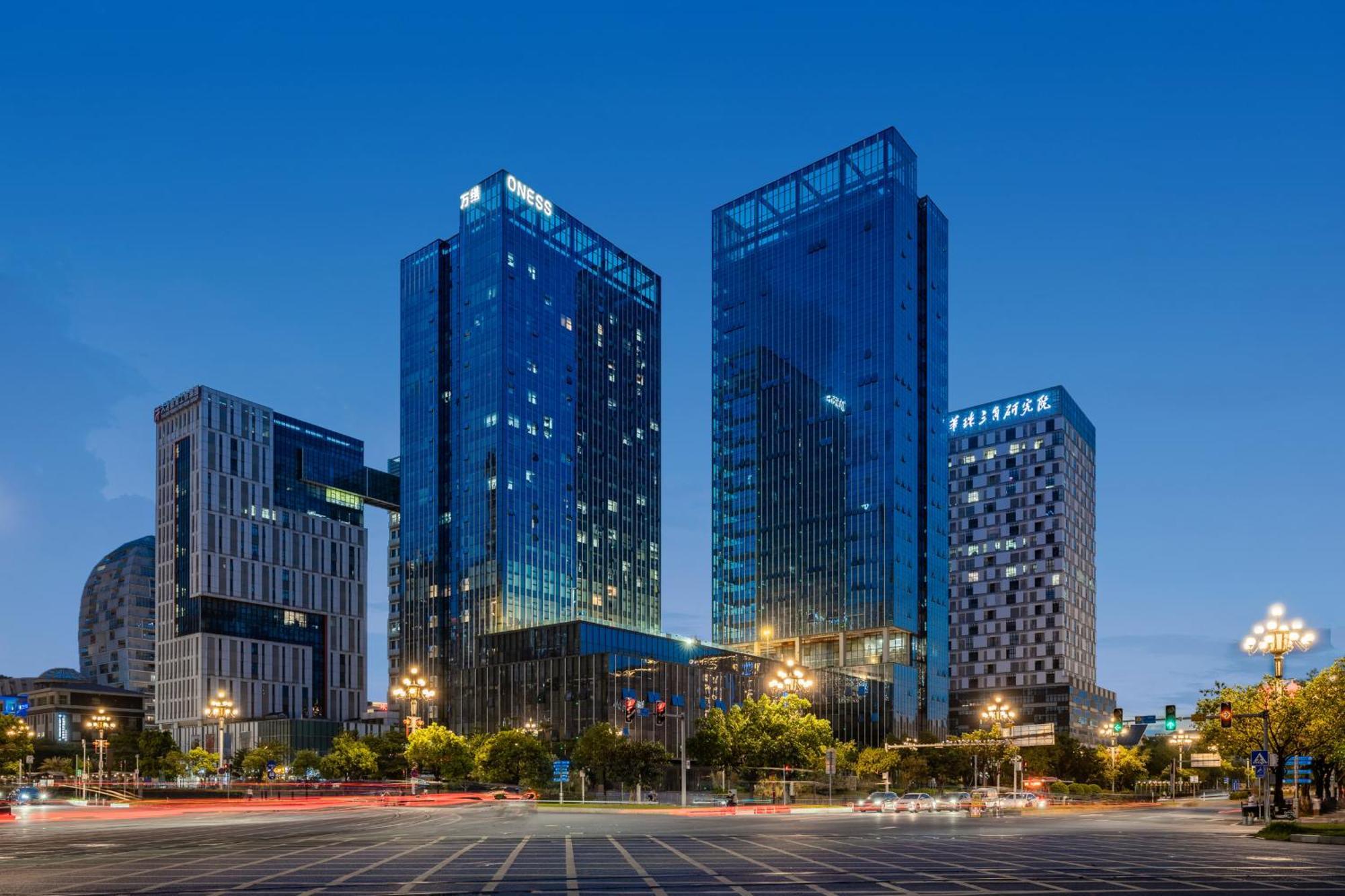 Oness Executive Hotel Guangzhou Huangpu Luogang - Free Shuttle Bus For Canton Fair Eksteriør bilde